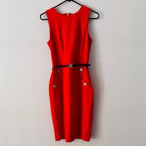 Designer Red Dress (Brand New)